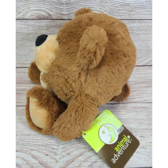 Animal Adventure Plush Teddy Bear Stuffed Animal Toy Brown 9" 2016 New - Picture 3 of 8